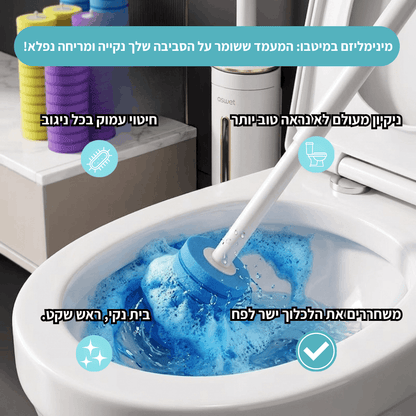 Swipi מברשת ידית ארגונמית